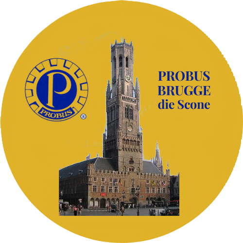 Probus Brugge die Scone rond geel nieuw
